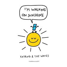 I used to think maybe you love me, now baby i'm sure. Studio Limon On Instagram Walking On Sunshine Katrinaandthrwaves Lyrics Song Sunshine Summer Cartoon Sketch Sketchbook Sketchoftheday Illustration