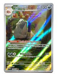 Amazon.com: Pokemon - Mabosstiff 218/198 - Scarlet & Violet - Illustrator  Rare - Holo Full Art : Toys & Games