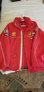 Tommy Hilfiger Ferrari Men S L Jacket Team Issue Winter Eddie Irvine Mens Outfits Mens Jackets Clothes