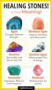 healing stones and their meaning to attain healing from