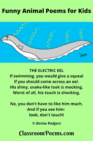 Funny Animal Poems Animal Poems Funny Poems For Kids Funny Poems