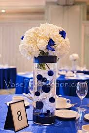 Royal Blue Bright Navy Pearls No Hole Jumbo Assorted Sizes Vase Decorations Gold Wedding Decorations Blue Wedding Decorations Blue Wedding Centerpieces
