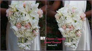 Dye your accent pieces using natural solar energy. Diy Garden Cascading Bridal Wedding Bouquet Diy Wedding Bouquet Diy Tutorial Youtube