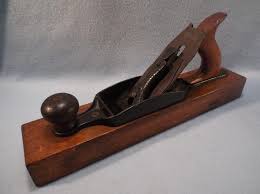 Stanley Bailey Wood Bottom Jack Plane Woodworking Tool Antique Hand Tools Vintage Tools Old Tools