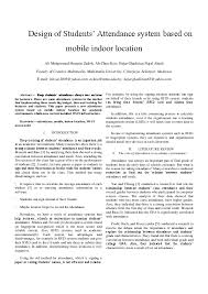 Malaysia 70,000+ (5) malaysia 90,000+ (4) malaysia 110,000+ (4) all filters. Doc Design Of Students Attendance System Based On Mobile Indoor Location Ali Mohammad Hossein Zadeh Academia Edu