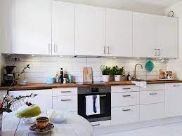 Pale grey kitchen with wood worktop ukrainian airlines tickets. White Kitchen With Wooden Countertop Custom Made 20 Examples Kiev Sofievskaya Borschagovka Vishnevoe Iloft