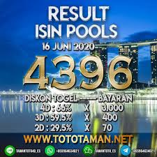Result Isin Pools Selasa 16 Juni 2020 Di 2020 November Mainan Teman