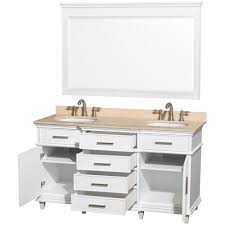 Check spelling or type a new query. Avola Windsor 60 Inch White Finish Double Sink Bathroom Vanity Ivory Marble Or White Carrara Marble Top