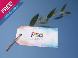 Label Tag Mockup Psd Free