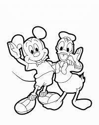 Mickey and friends posing pdf link. Best Friend Mickey And Donald Coloring Page Free Printable Coloring Pages For Kids