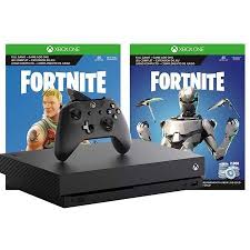 Microsoft Xbox One X Fortnite True 4k Epic Bundle 2 000 V Bucks Legendary Rare Eon Cosmetic Set And Xbox One X 1tb Console 4k Hdr With 4k Ultra Hd Blu Ray W