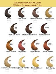 Ecocolors Haircolor Medium Brown 6n 2 Oz Color 2 Oz Developer