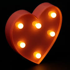 Please understand and take these. Heart Shaped Led Light Decoration Glowtopia