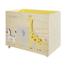 .buy quality toys & hobbies directly from china suppliers:big size diy building blocks jungle jungle animals tortoise hare racing accessories compatible with duploed toys for children kids. Wheeled Toy Chest With Animals Print Jungle Maisons Du Monde