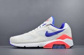 Shop Mens And Wmns Nike Air Max 180 Og Ultramarine White Ultramarine Solar Red 615287 100 Nike Air Max Nike Air Air Max 180