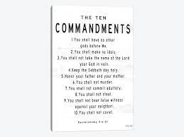 Maybe you would like to learn more about one of these? The Ten Commandments Canvas Art By Cindy Jacobs Icanvas