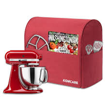 Kitchenaid stand mixer cover red. Kgmcare Stand Mixer Cover Dust Cover Compatible With Kitchenaid Stand Mixer Kitchen Small Appliance And Extra Accessories Protector Shield Red Fits For 4 5 Quart And All 5 Quart Buy Online In Aruba At Aruba Desertcart Com