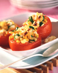 Uberbackene Fleischtomaten Mit Feta Und Nudeln Rezept Rezepte Fleischtomate Leckeres Essen