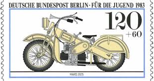 Mars Motorcycle By Claus Franzenberg Postage Stamp Art Postage Stamps Stamp