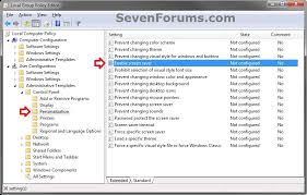 You can remove blank password restriction by following the steps given below from the right pane double click on accounts: Screen Saver Enable Or Disable Windows 7 Help Forums