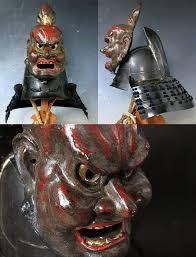 exploding rocks samurai helmet samurai armor japanese mask