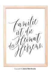 Family Is The Home By Jolanswelt Art Prints Familie Spruch Zitat Art Deko Stil Art Deko Zitat Familie Familie Ist Familien Spruche