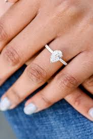 Pear And Pave The Perfect Match Customize Your Pear Pave Engagement Ring With Sustai Unique Engagement Rings Lab Diamond Engagement Ring Pear Engagement Ring