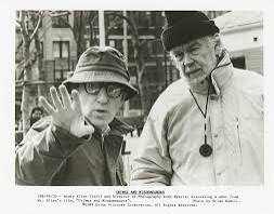 Crimes and Misdemeanors (Original photograph of Woody Allen and Sven  Nykvist from the set of the 1989 film) by Woody Allen (director,  screenwriter, starring); Brian Hamill (photographer); Martin Landau, Mia  Farrow, Alan