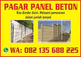 Harga jual cor beton murah di atas dapat berubah. Wa 082 135 688 225 Pagar Panel Beton Tangerang Posts Facebook