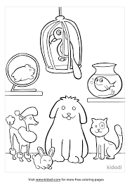 Search through 52646 colorings, dot to dots, tutorials and silhouettes. Variety Of Pets Coloring Pages Free Animals Coloring Pages Kidadl
