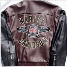 Vtg Harley Davidson 95th Anniversary Men S Leather Jacket 3xl W Harley Hanger Harley Davidson Leather Jackets Harley Davidson T Shirts Men S Leather Jacket