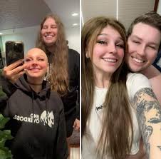 I grew my hair out for 3.5 years to turn into a wig for my gf with alopecia  : rMadeMeSmile
