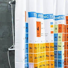 Duschvorhang Periodensystem Textil Pse Badewannen Vorhang 100 Polyester Badezimmer Badewanne Anti Schimmel 1 Badewanne Vorhang Nerd Geschenke Duschvorhang