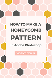 To create a photoshop pattern swatch, go to edit > define pattern, enter the name of your pattern and click ok. Create A Seamless Honeycomb Pattern In Photoshop Elan Creative Co