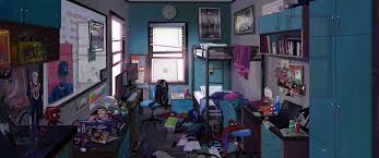 Spider Man Into The Spider Verse Watch In English Yuhki Demers Spiderman Into The Spiderverse Spider Verse Concept Art Environment Concept Art