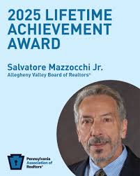 The Lifetime Achievement Award is presented posthumously to Salvatore  Mazzocchi Jr., a former member of the Allegheny Valley Board of Realtors®.  The Lifetime Achievement Award recognizes an individual who has  significantly contributed