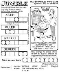 Today's jumble puzzle houston chronicle. 54 Jumble Puzzle Ideas Jumble Puzzle Jumbled Jumbled Words