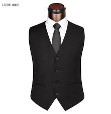 Chaleco de cuero estilo motociclista¡¡¡. Chalecos De Traje De Boda Para Hombre Ropa Ajustada Chaleco Formal De Esmoquin Chaqueta Informal De Negocios Sin Mangas Negro Y Gris Chalecos Aliexpress