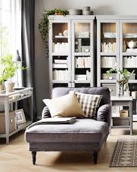 I Like This Chaise Lounge From Ikea Decorating With Glass Display Cabinets Living Room Decor Home Home Decor