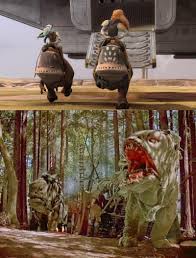 TIL that blurrgs, a creature from Ewoks: The Battle for Endor, is actually  still canon : r/StarWars