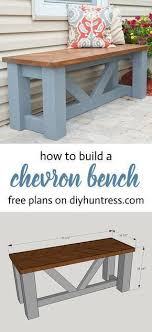 Diy Wooden Chevron Bench Wooden Diy Diy Wood Projects Woodworking Plans Free