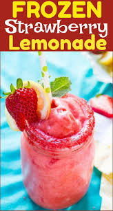 frozen strawberry lemonade in 2 minutes
