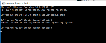 What you need a working bitcoin node on a different ubuntu machine, which you set up in the previous project. How To Use Bitcoin From Command Line In Windows Bitcoin Stack Exchange