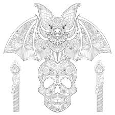 50 high quality collection of skull coloring pages by clipartmag. Skull Coloring Pages For Adults