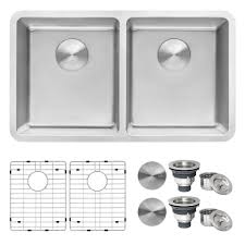 Copy b08bxk67md onto the amazon search bar. 31 Inch Undermount Kitchen Sink 50 50 Double Bowl 16 Gauge Stainless Steel Ruvati Usa