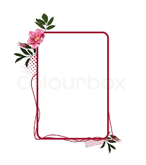 See more ideas about rose frame, vintage flowers, rose. Rose Flower Frame Stock Vector Colourbox
