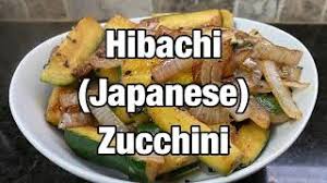 Place the zucchini noodles in a microwave safe dish and add a sauce that you already have prepared. Hibachi Japanese Zucchini Recipe Twisted Mikes Youtube