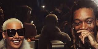 Inside Amber Rose & Wiz Khalifa's Drama-Free Listening Party