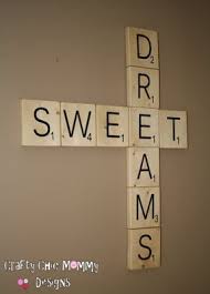 Crafty Chic Mommy Giant Scrabble Tiles Tutorial Scrabble Tile Wall Art Giant Scrabble Tiles Scrabble Tile Crafts