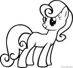 These spring coloring pages are sure to get the kids in the mood for warmer weather. My Little Pony Coloring Pages Coloringall